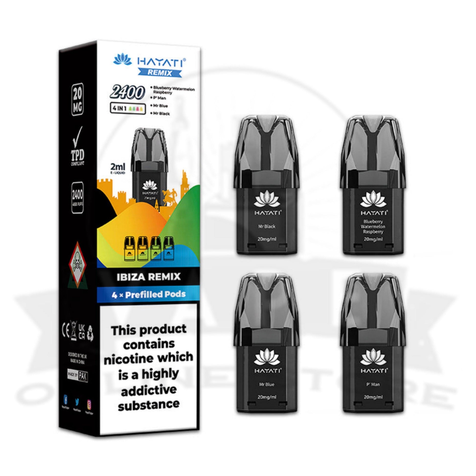 Hayati Remix 2400 Puffs Replacement Pods