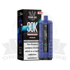 Ice Blue Al Fakher Crown Bar 30K Puff Hypermax Vape Kit