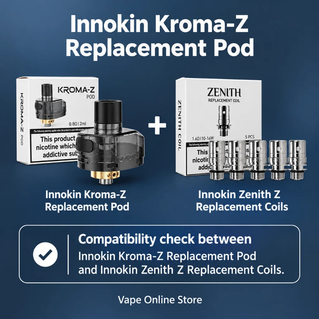 Innokin Kroma-Z Replacement Vape Pod Compatibility
