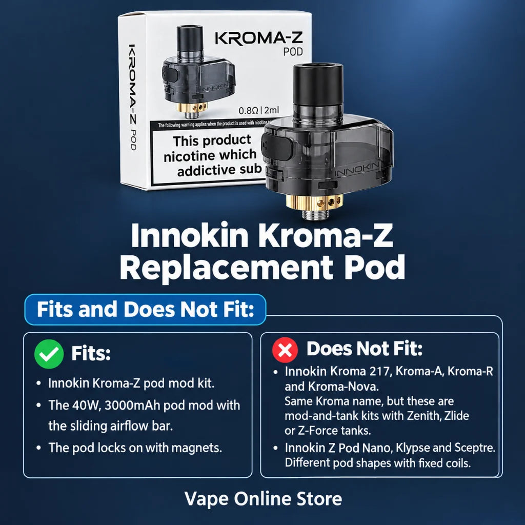 Innokin Kroma-Z Replacement Vape Pod Fits