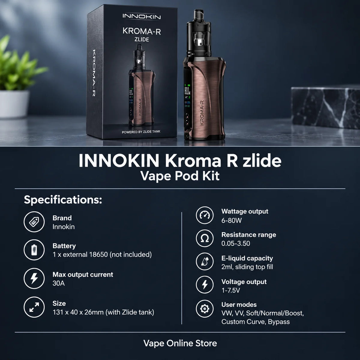 Innokin Kroma R Zlide Vape Kit