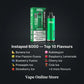 Instapod 6k PrefilledPod VapeKit  flavour
