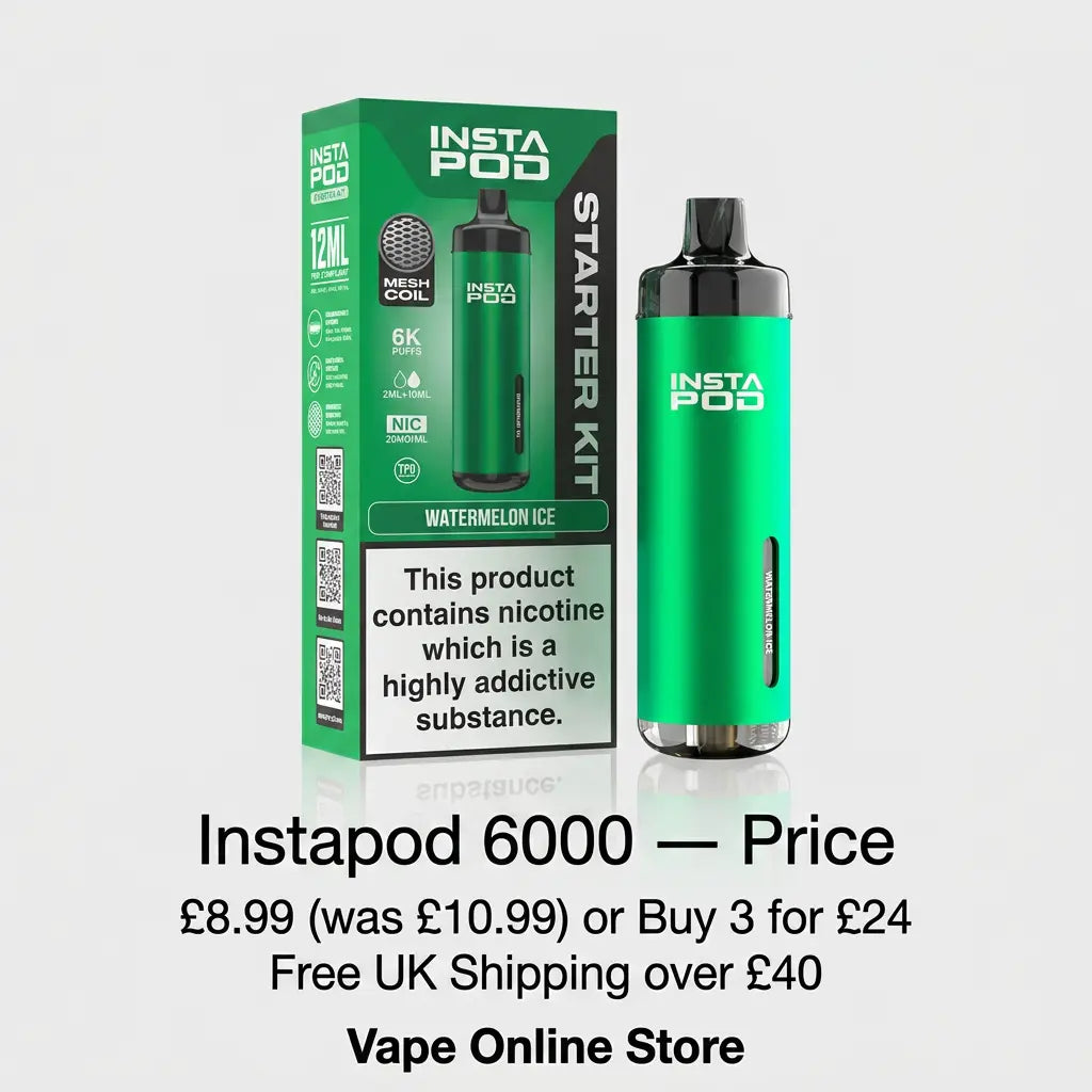 Instapod 6000 Prefilled Pod Vape Kit