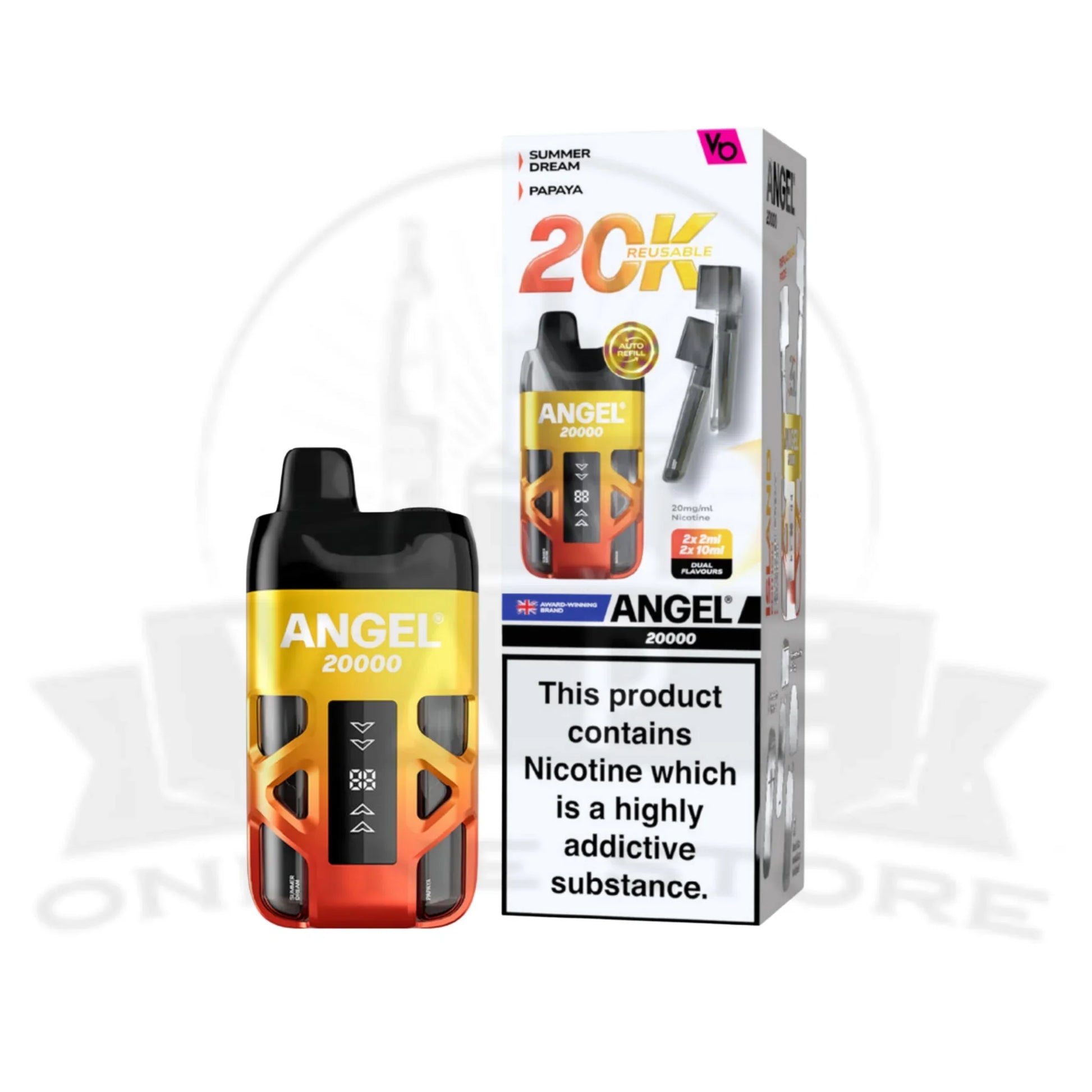 Vapes Bars Angel 20k Pod Kit | Prefilled & Rechargeable