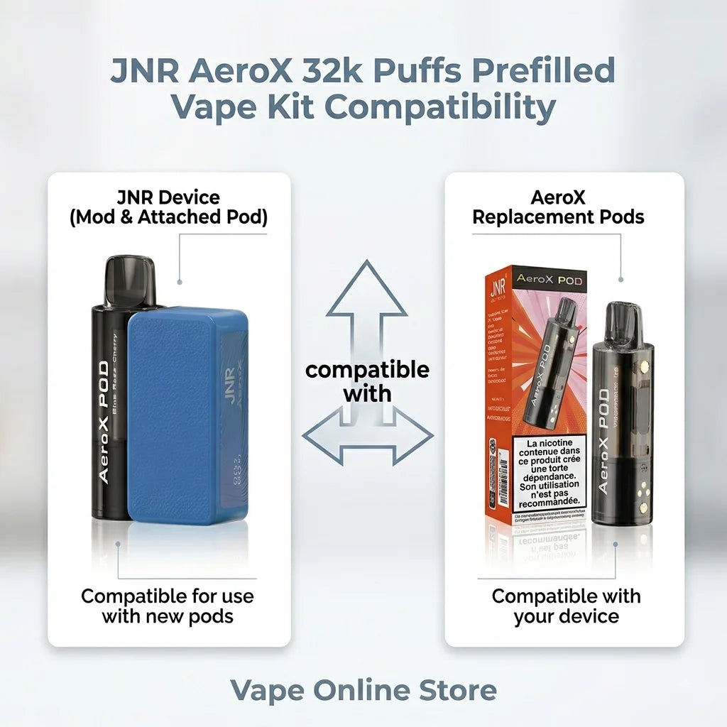 JNR AeroX 32k Puffs Prefilled Vape Kit | Just £9.99