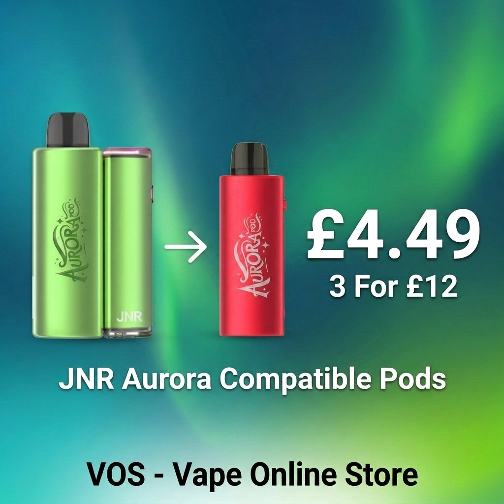 JNR Aurora 30k Prefilled Pod Vape Kit – 3 For £24 Deal