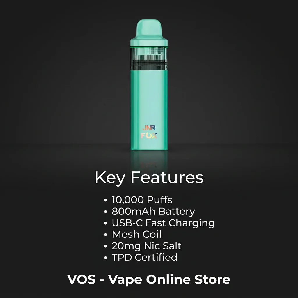 JNR Fox 10k Puffs Prefilled Pod Vape Kit