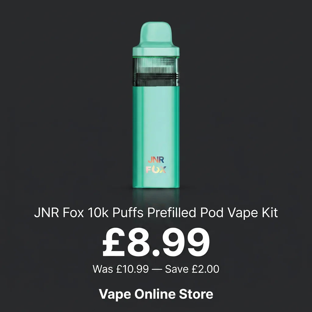 JNR Fox 10k Puffs Prefilled Pod Vape Kit