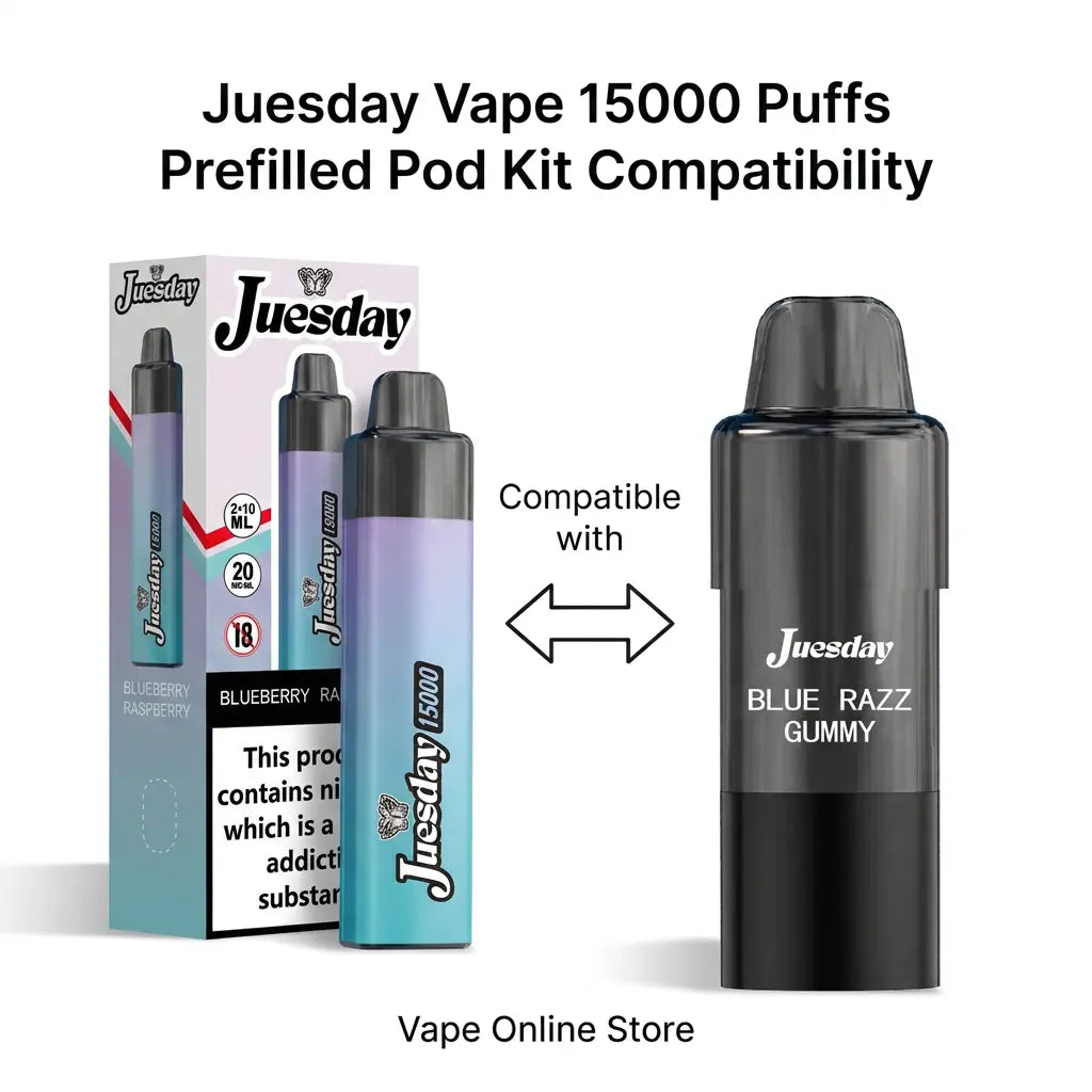 Juesday Vape 15000 | Next Day Delivery | Buy 1 Get 1 Free