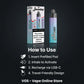 Juesday Vape 15000 Puffs Prefilled Pod Kit how to use