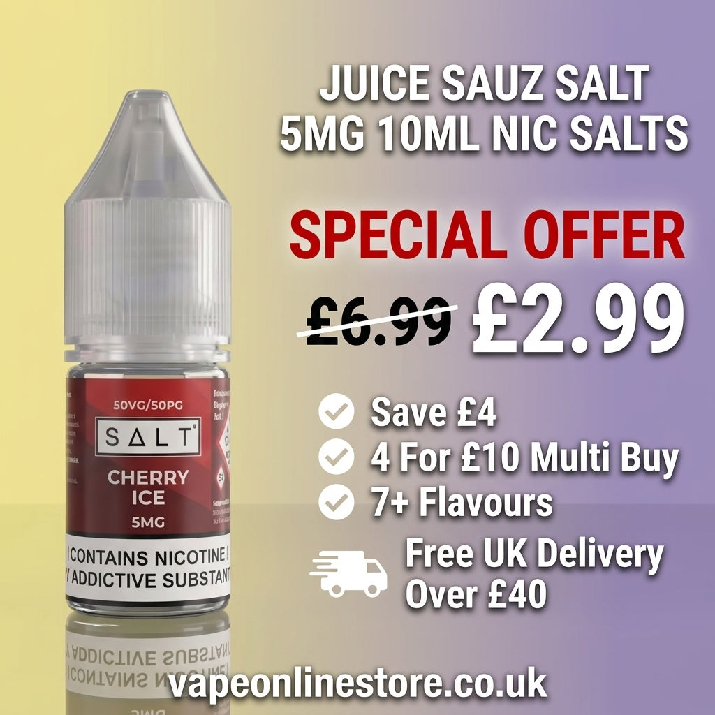 Juice Sauz Salt 5mg 10ml Nic Salts