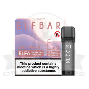 Juicy Peach Elfa Pre-filled Pods By Elf Bar