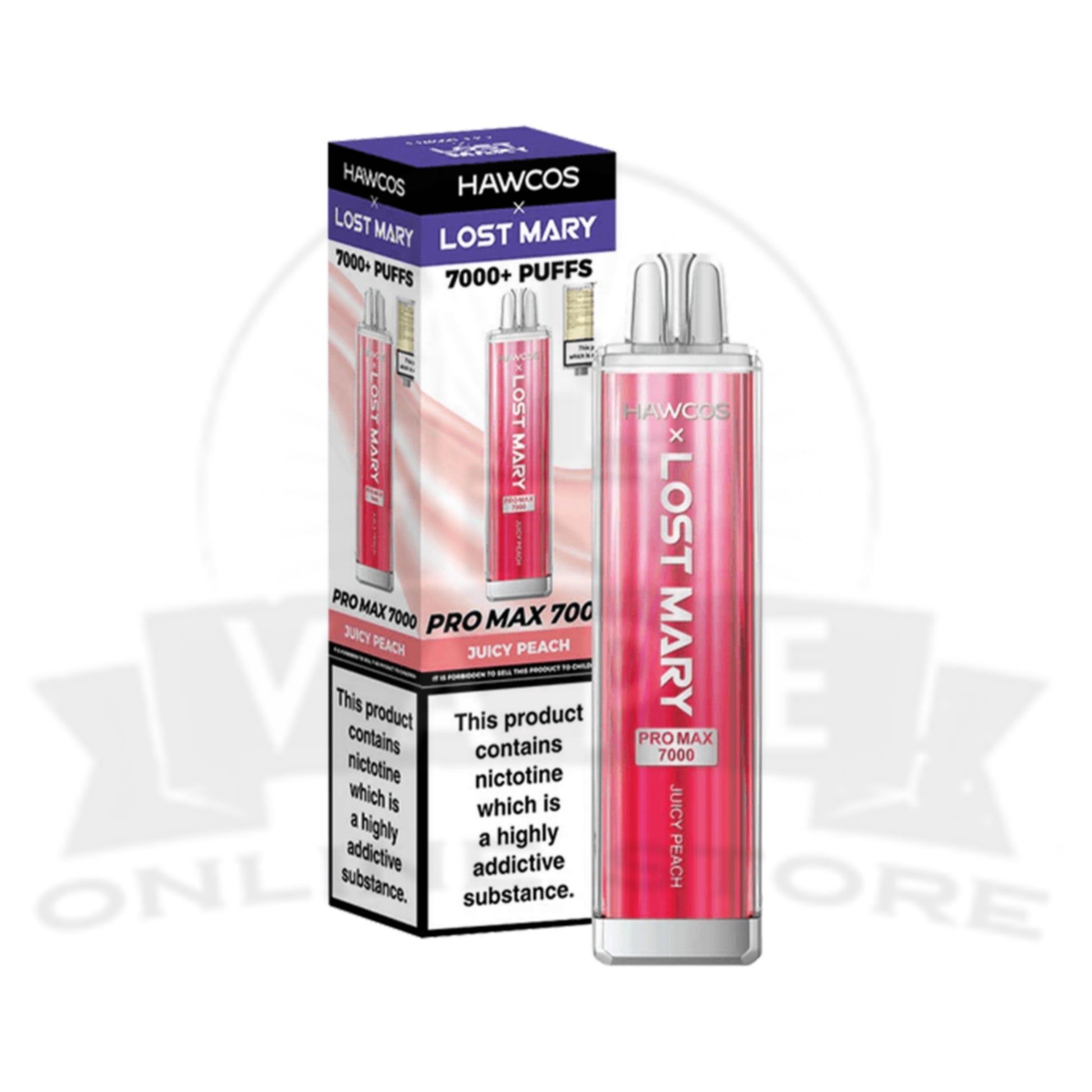 Juicy Peach HAWCOS X Lost Mary Pro Max 7K