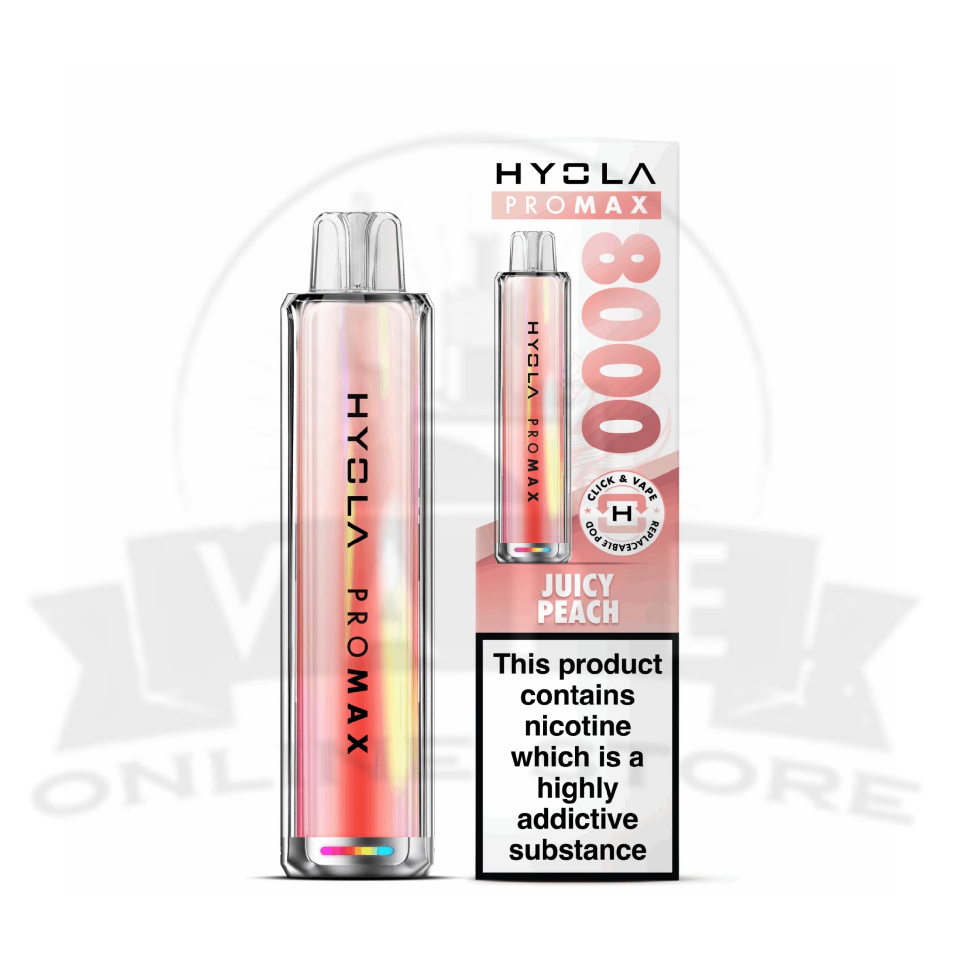 Box Of 10 Hyola Pro Max 8000 Prefilled Pod Kit | Wholesale Hyola Vapes