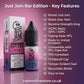 Just Jam Bar Edition 10ml 5mg Features