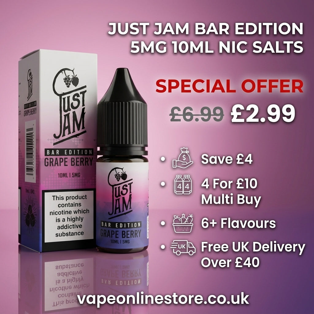 Just Jam Bar Edition 5mg 10ml Nic Salts