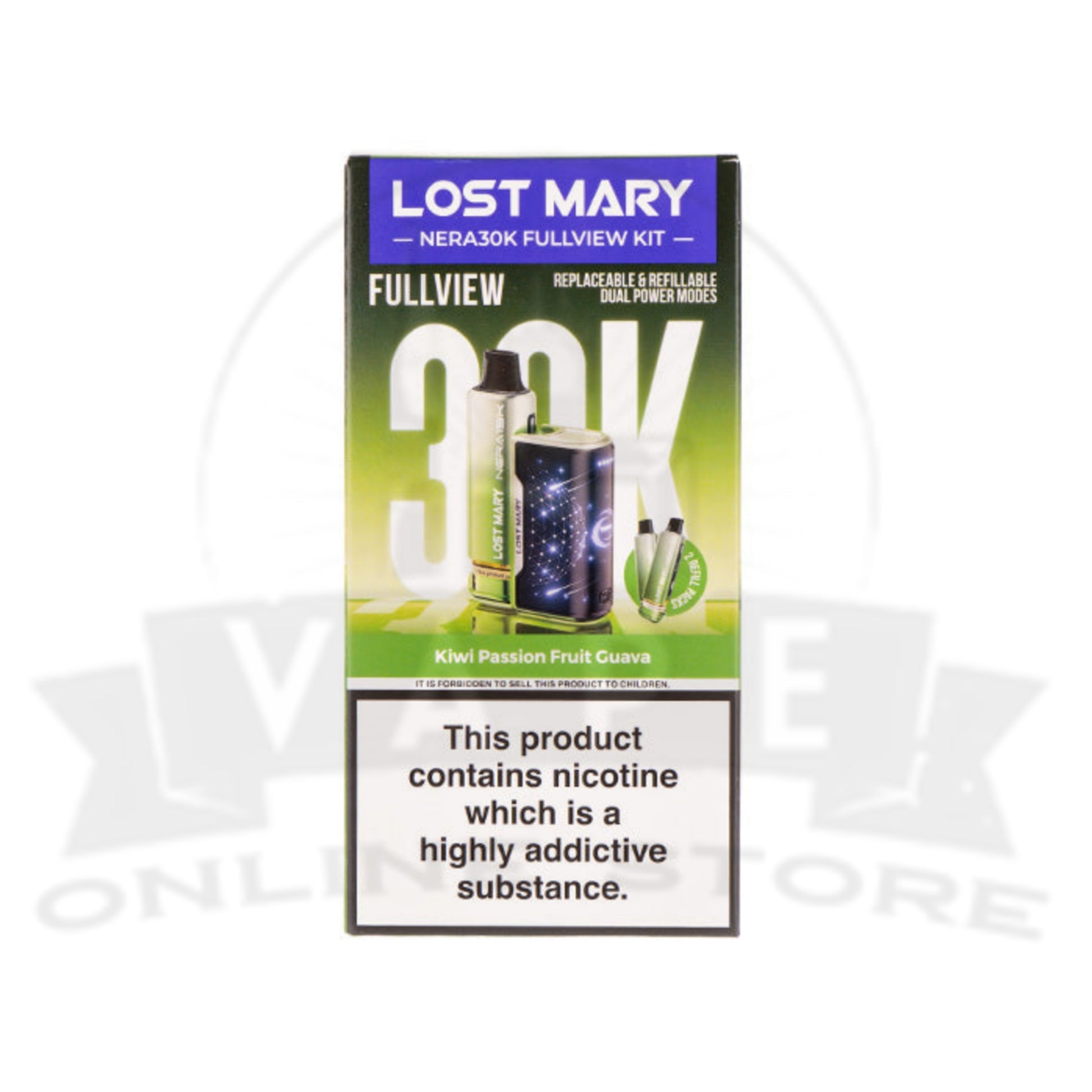 Lost Mary Nera 30K Fullview Pod Kit