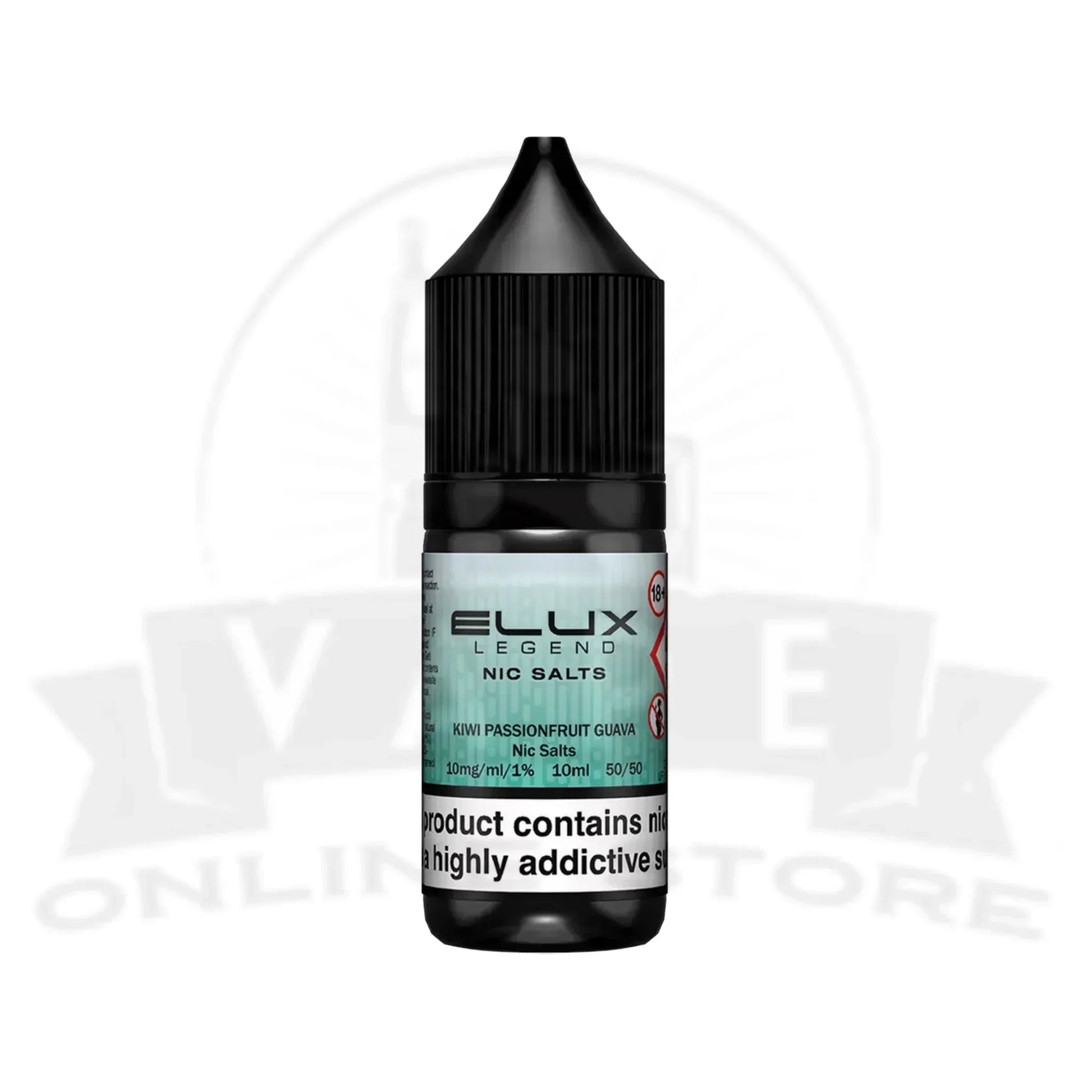 Kiwi Passionfruit Guava Elux Legend 10ml Nic Salt