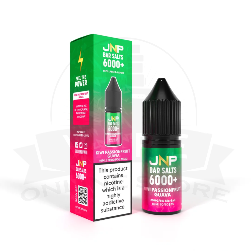 JNP Bar Salt 6000+ Nic Salts | 10ml Juice N Power | 25+ Flavours
