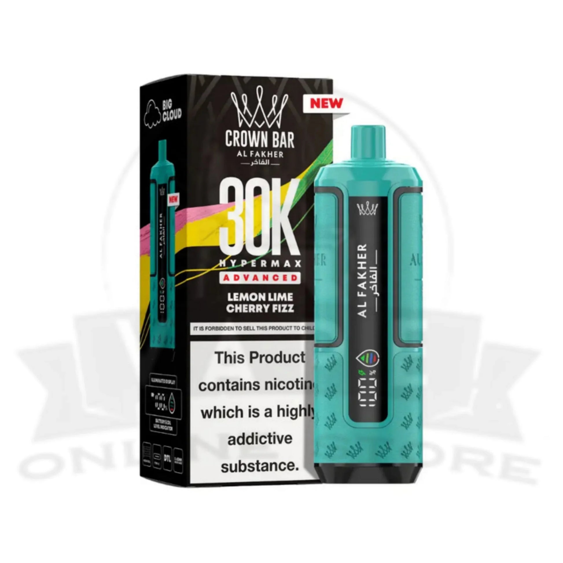 Al Fakher Vape Crown Bar 30K Hypermax | Only 9.99 Al Fakher Vape Crown Bar 30K Hypermax | Only 9.99