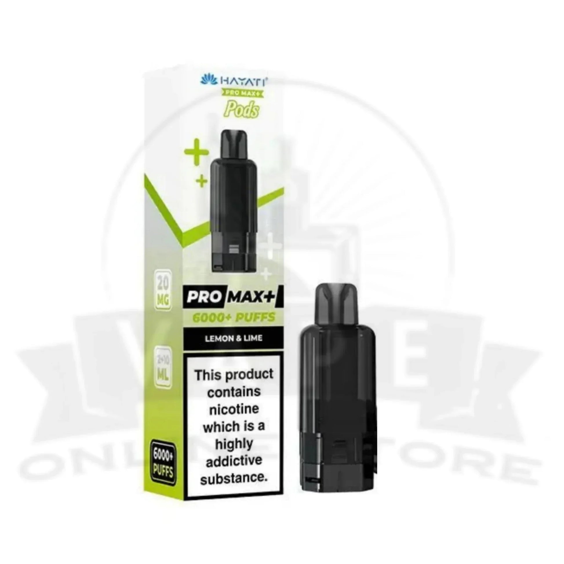 Lemon Lime Hayati Pro Max Plus 6000 Puffs Replacement Pods