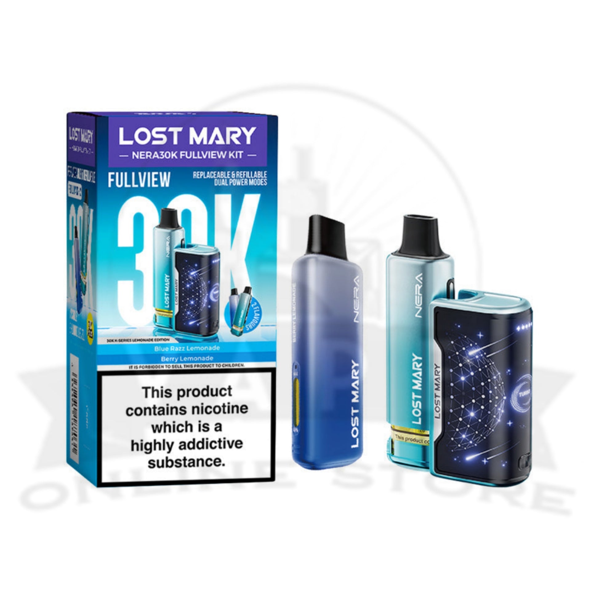 Lost Mary Nera 30K Fullview Pod Kit