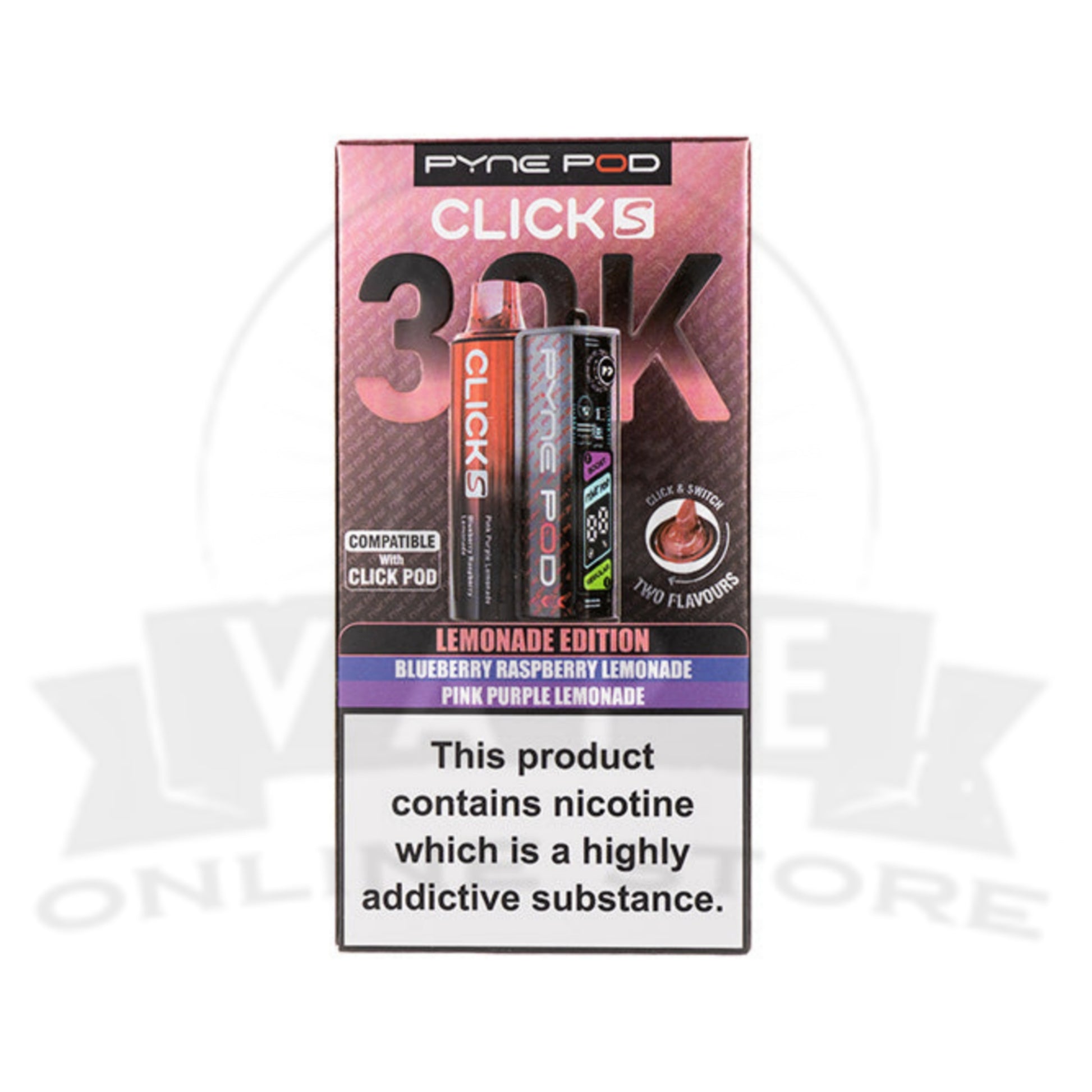 Pyne Pod Click S 30K Pod Kit | Buy Kit Get Pod Free £9.99