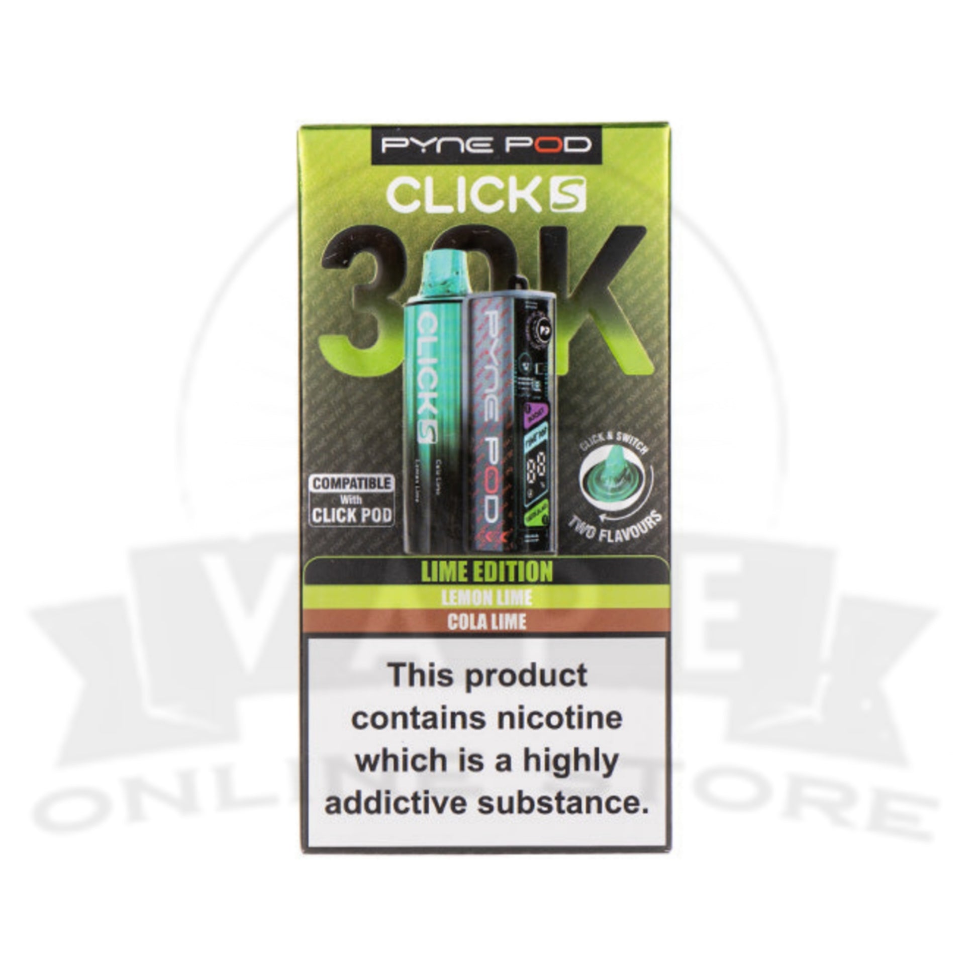 Pyne Pod Click S 30K Pod Kit | Buy Kit Get Pod Free £9.99
