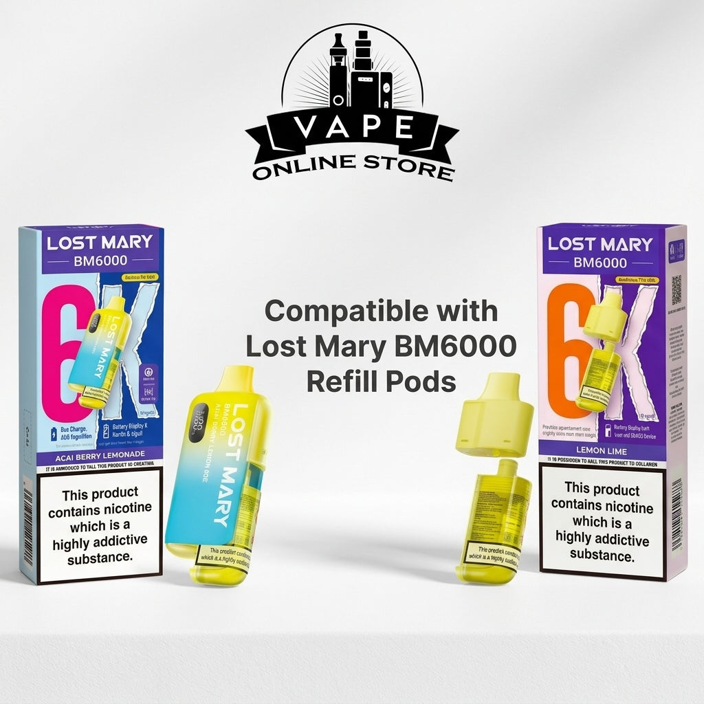 Lost Mary BM6000 Puffs Prefilled 10MG Vape Kit