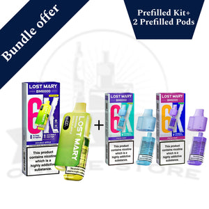 Lost Mary BM6000 Pod Kit + 2 Refill Pods | Bundle Vape Deal