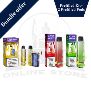 Lost Mary Nera 30K Pod Kit + 2 Refill Pods | Bundle Vape Deal
