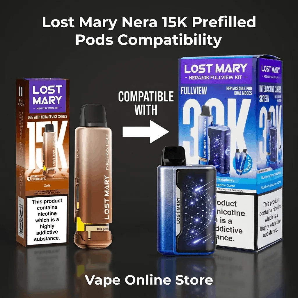 Lost Mary Nera 15K Prefilled Replacement Pods – 15,000 Puffs