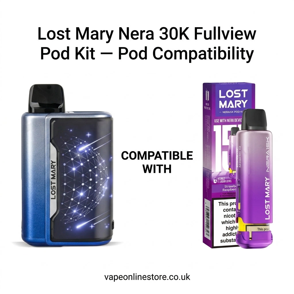 Lost Mary Nera 30K Fullview Pod Kit