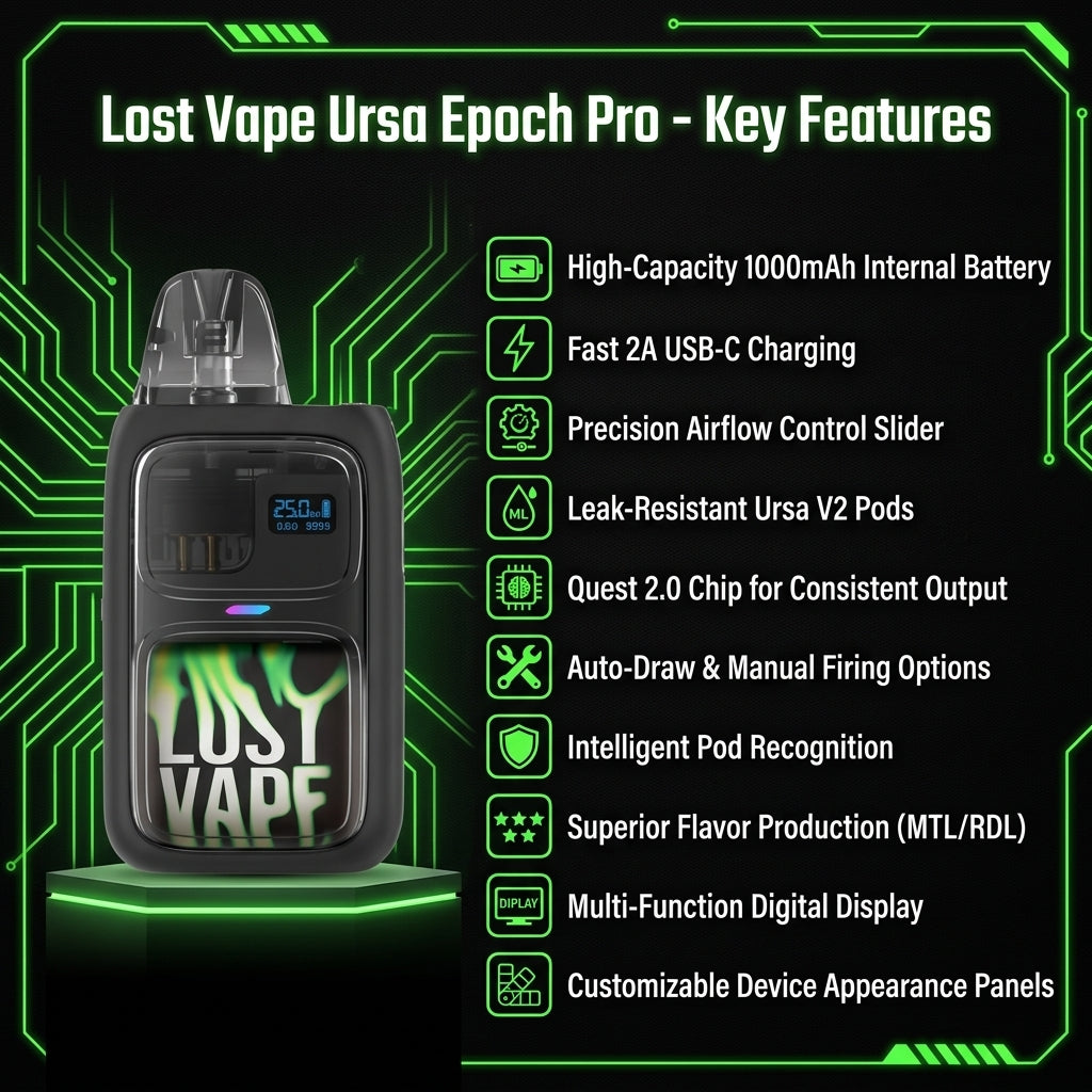 Lost Vape Ursa Epoch Pro Vape Pod Kit