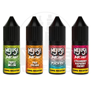 Mejusa Bar Salts Nic Salts 10ml bottle, 50/50 bar salts e-liquid for MTL pod kits
