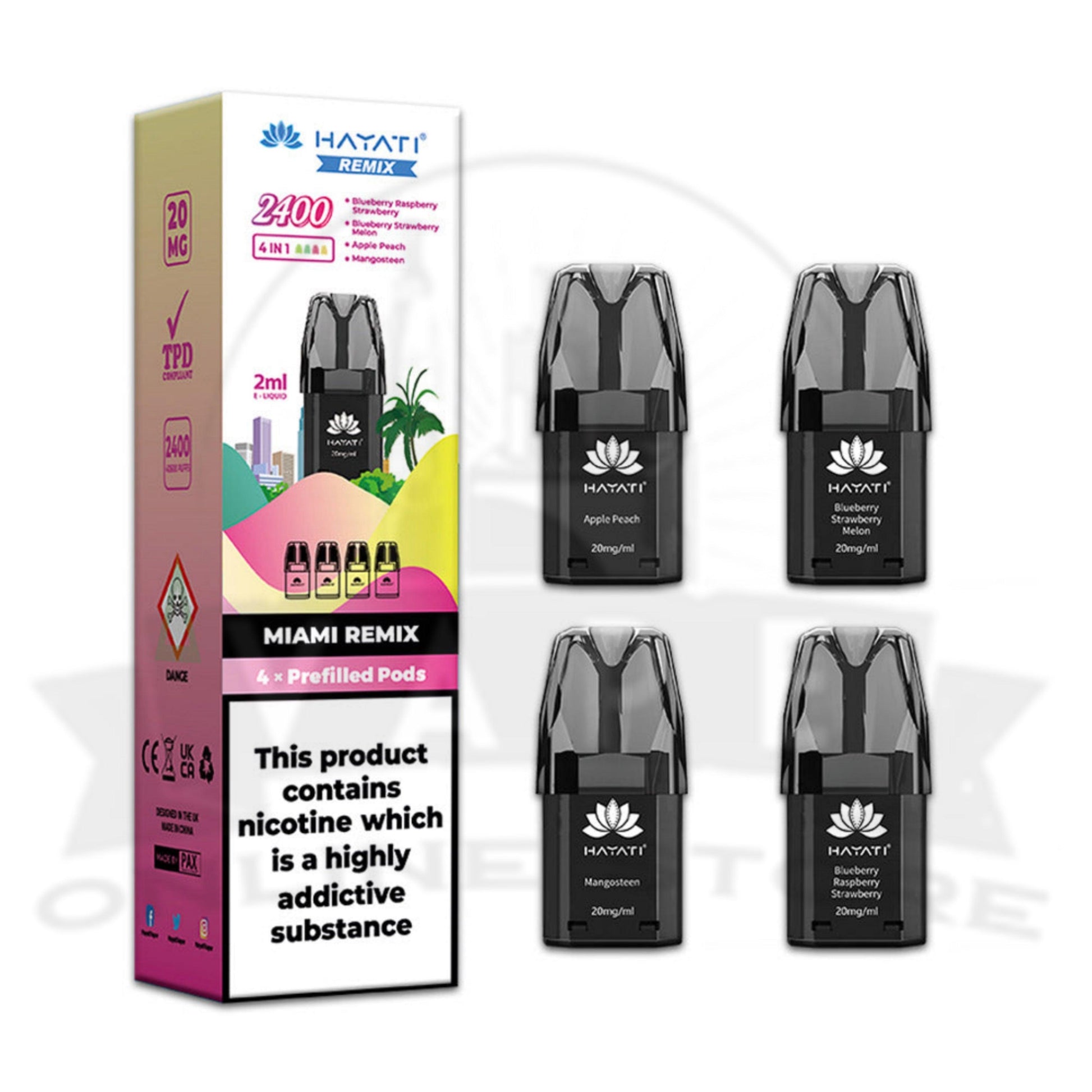 Hayati Remix 2400 Puffs Replacement Pods