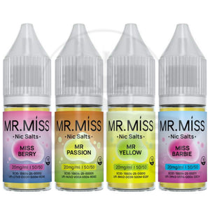 Mr Miss Nic Salt E-Liquid 10ml