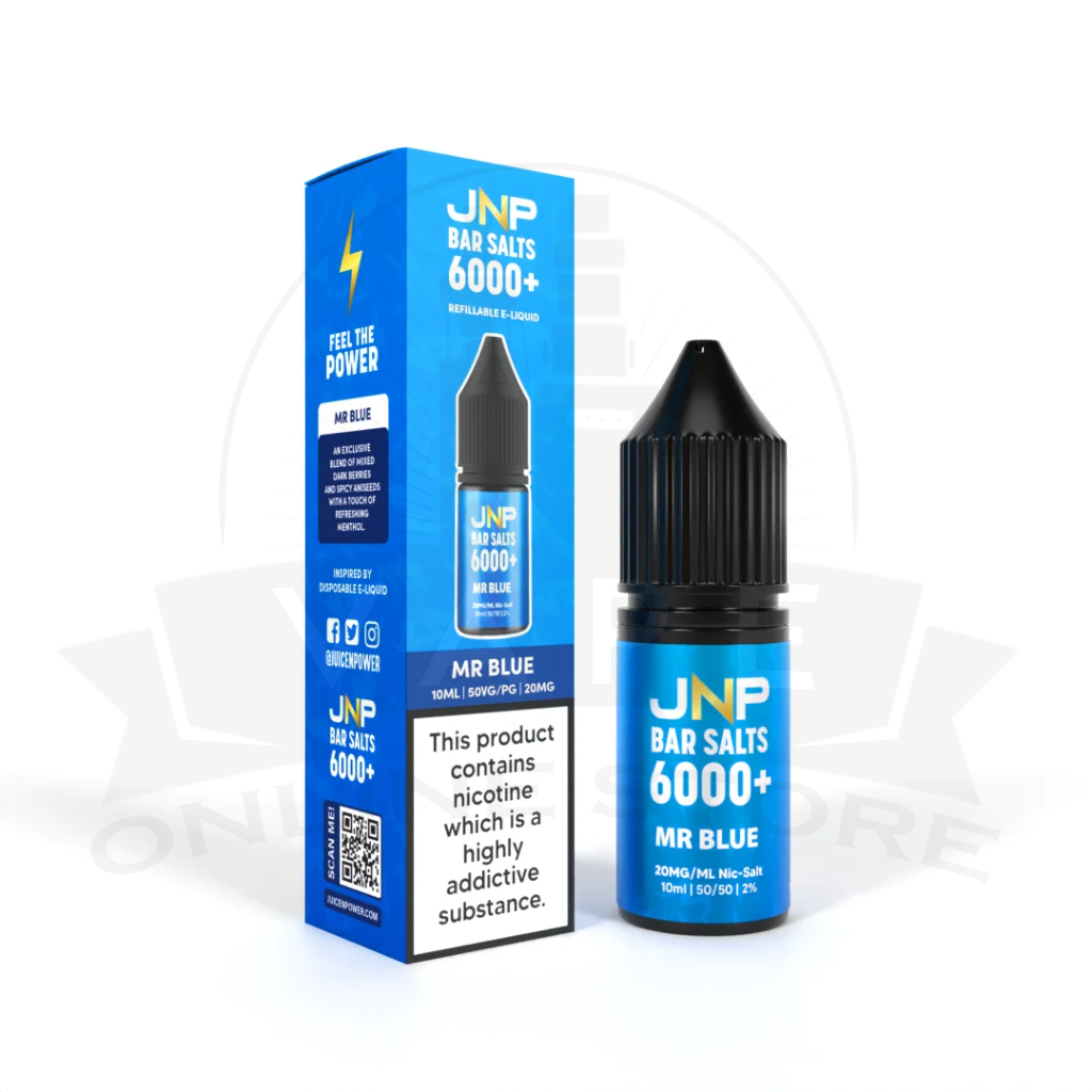 JNP Bar Salt 6000+ Nic Salts | 10ml Juice N Power | 25+ Flavours