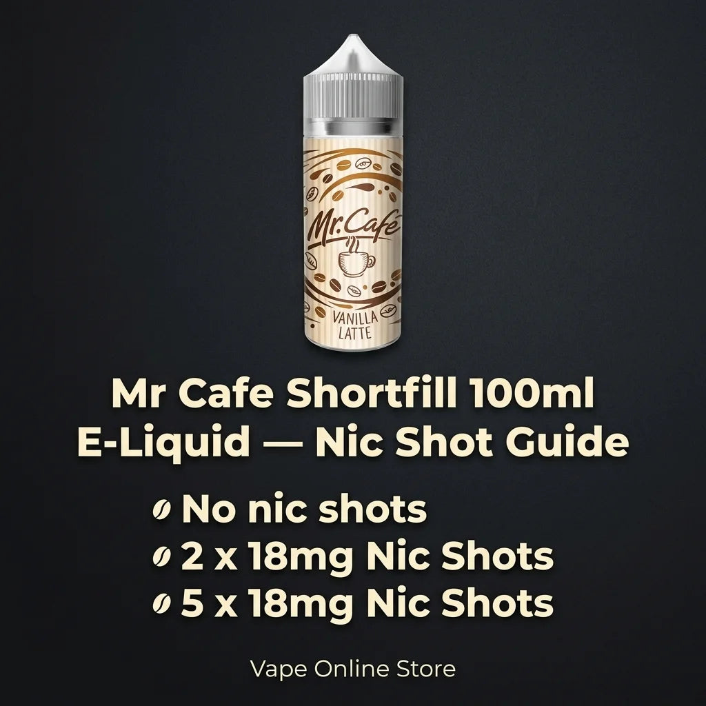 Mr Cafe 100ml E-Liquid Nic Shot