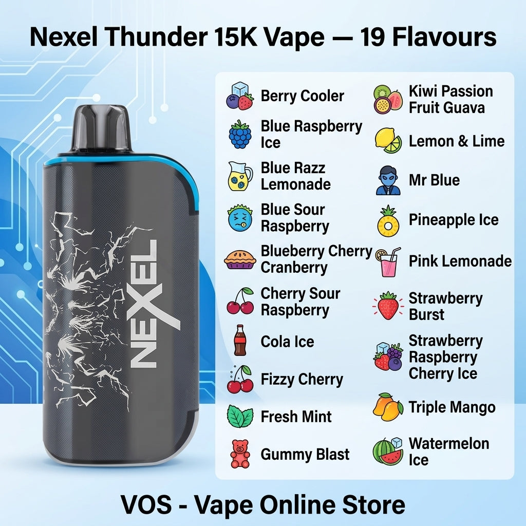 Nexel Thunder 15k Vape | Buy 1 Get 1 Free Offer