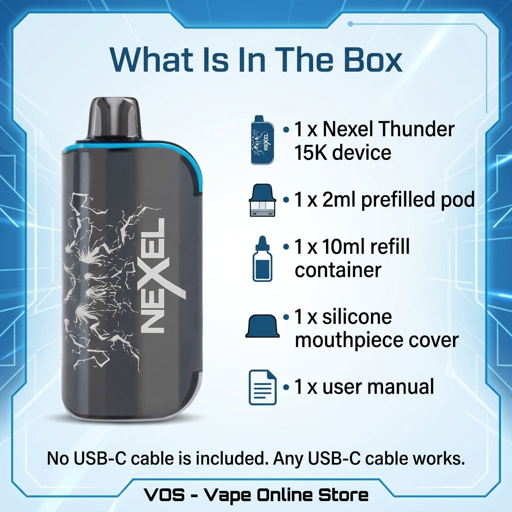 Nexel Thunder 15k Vape | Buy 1 Get 1 Free Offer