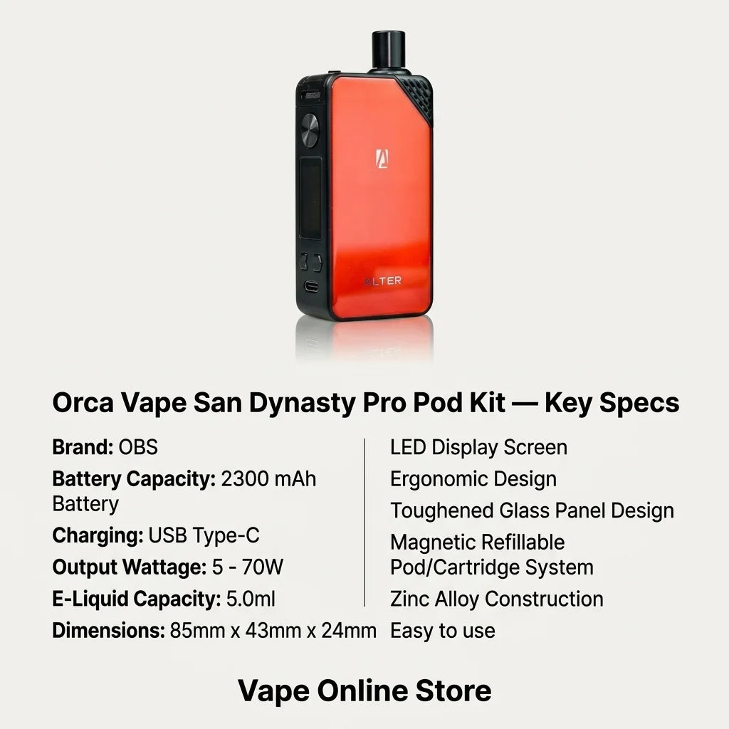 OBS Alter 70W Pod Vape Kit