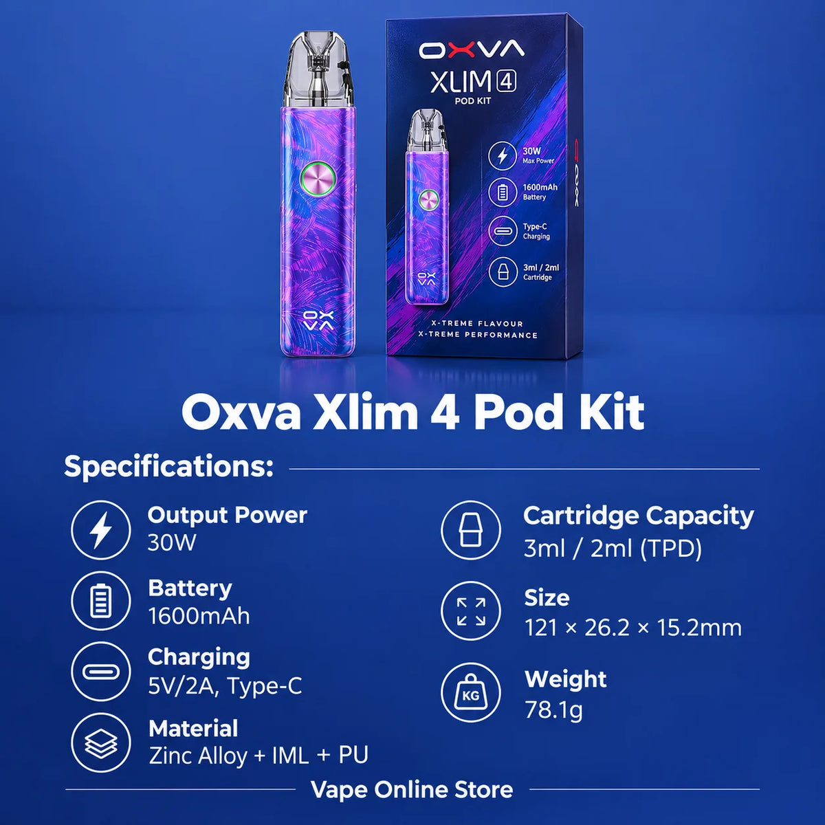 Oxva Xlim 4 Pod Kit