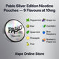 Pablo Silver Edition Pouches Flavours