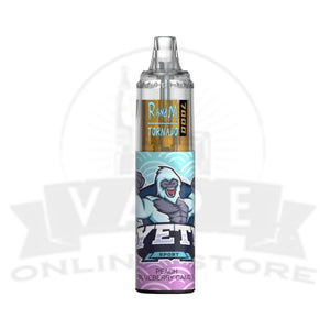 Peach Blueberry Candy RandM Tornado 7000 Puffs Disposable Vape