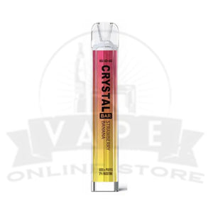 Strawberry Banana SKE Crystal Bar 600 Puffs Disposable Vape