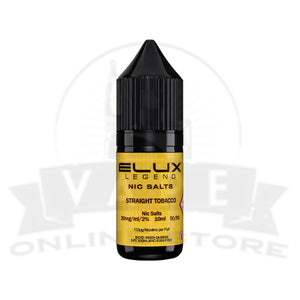 Straight Tobacco Elux Legend 10ml Nic Salt | Retail & Wholesale