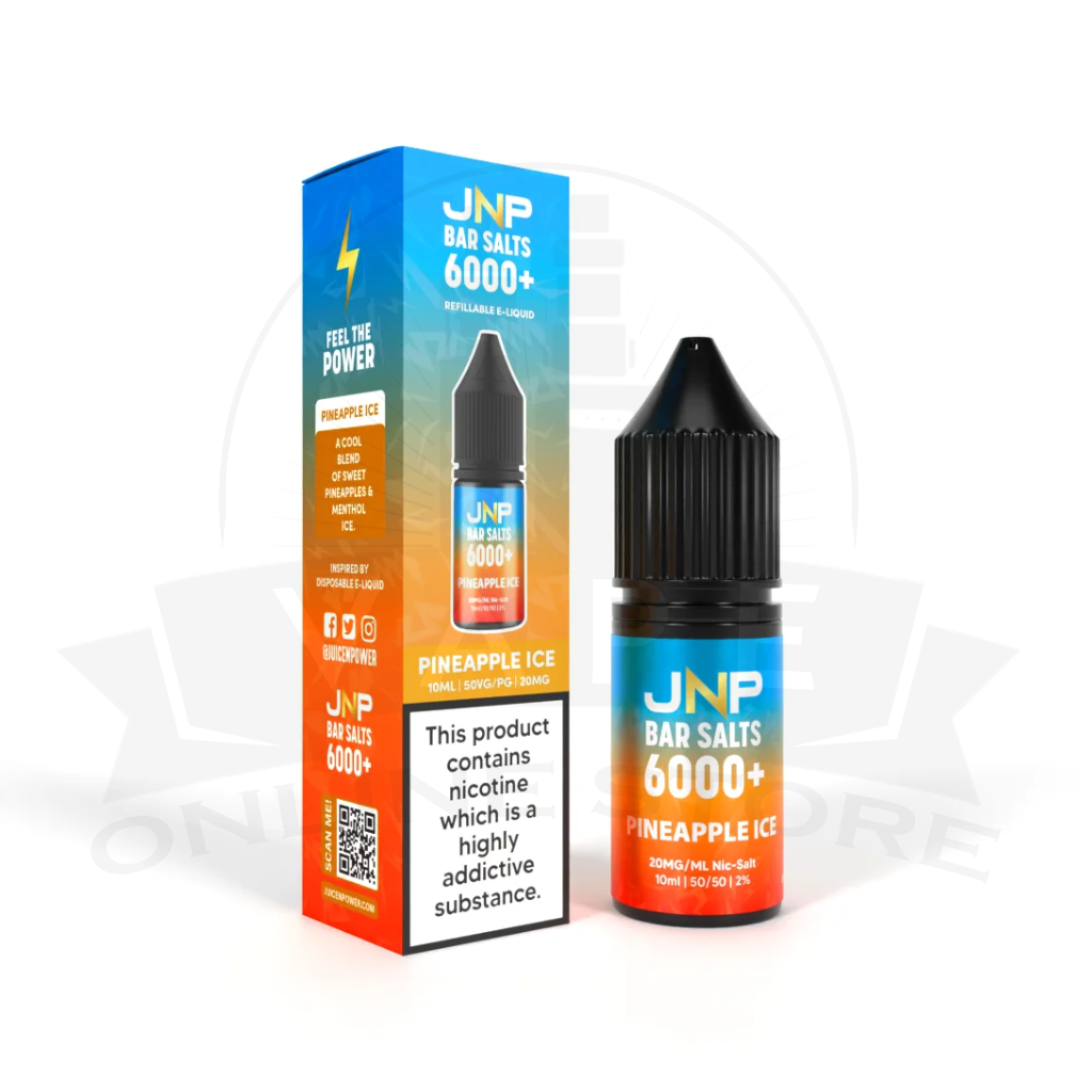 JNP Bar Salt 6000+ Nic Salts | 10ml Juice N Power | 25+ Flavours