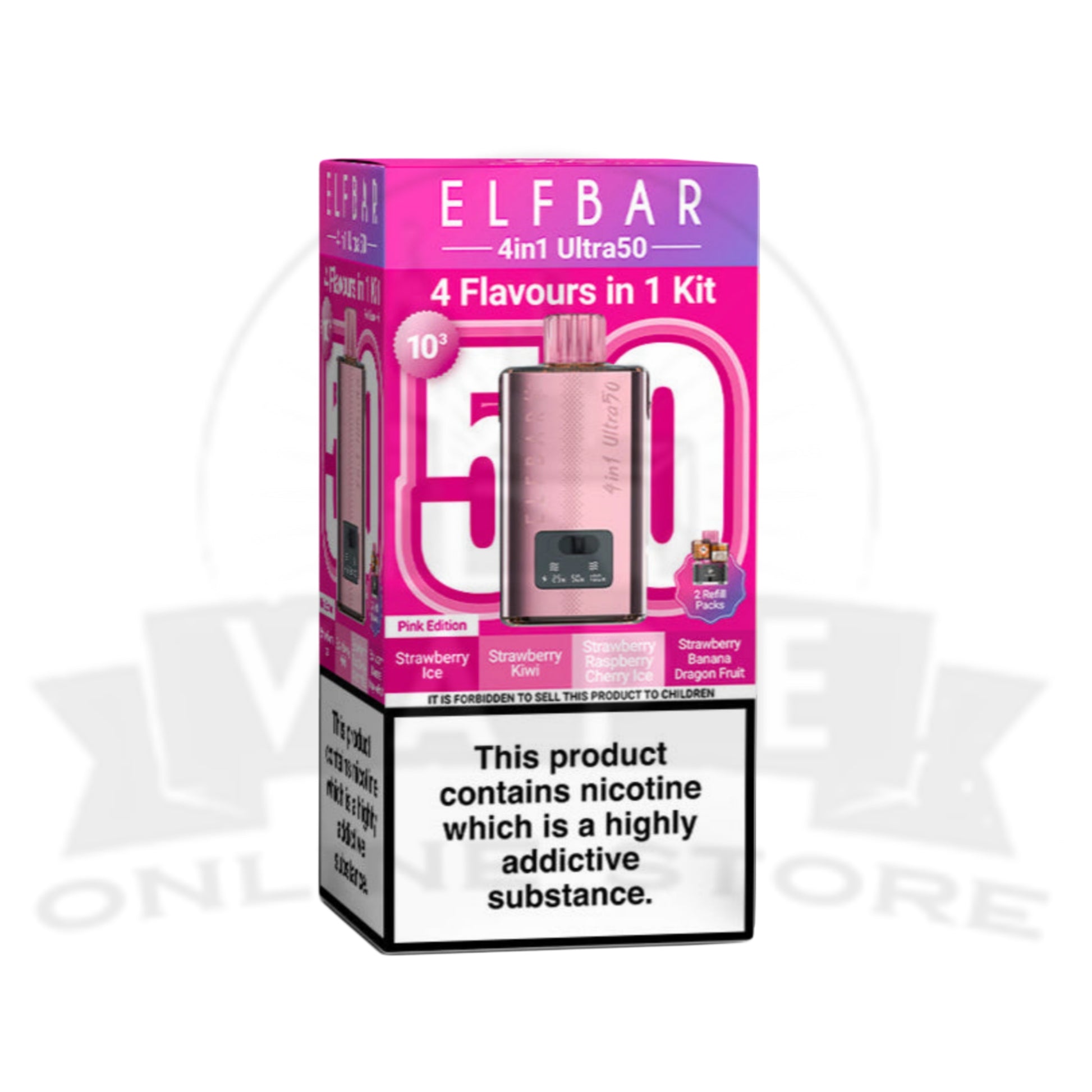 Elf Bar 4-in-1 Ultra 50k Prefilled Pod Kit