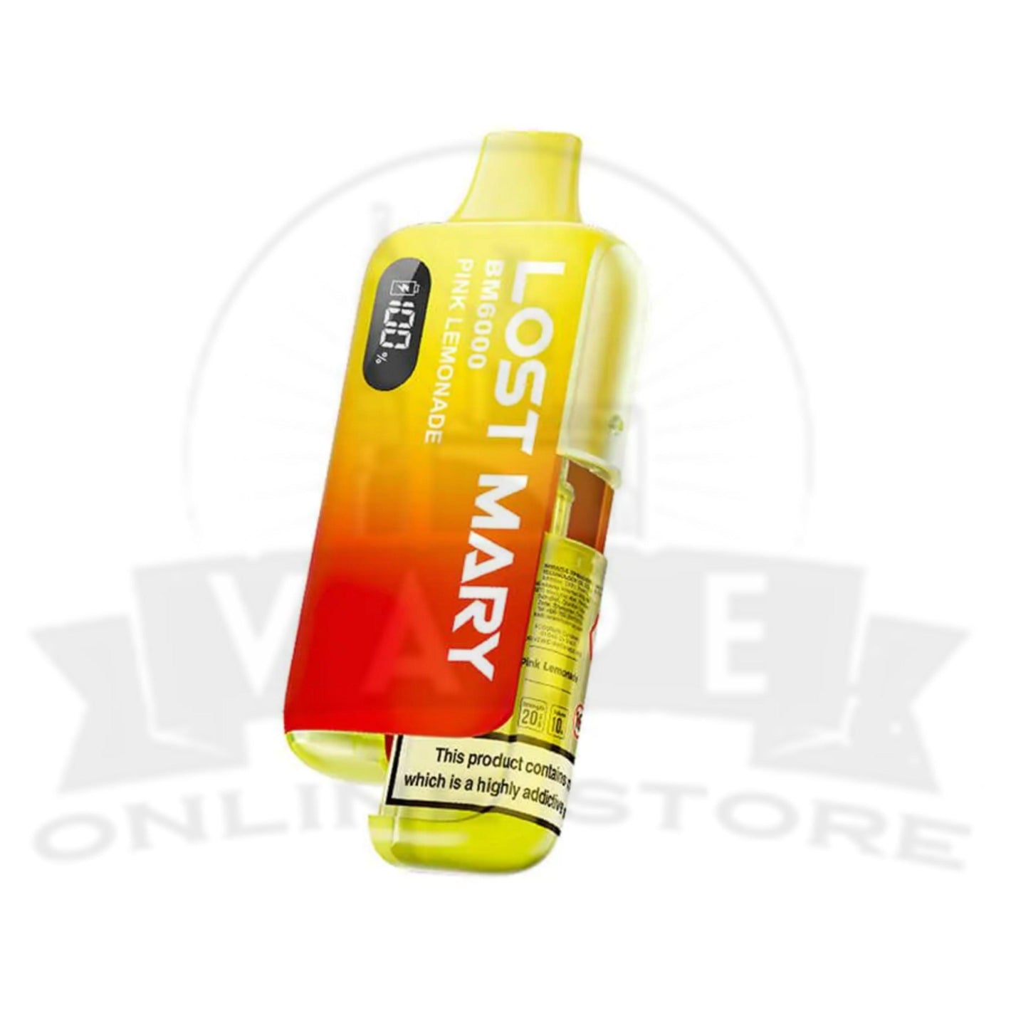 Pink Lemonade Lost Mary BM6000 Prefilled Pod Vape Kit
